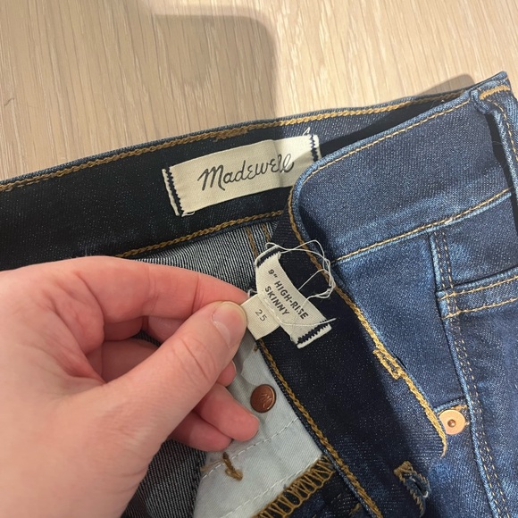 MADEWELL Jeans Lot of 2 Pairs size 25 - Picture 3 of 11
